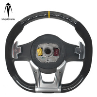 Volante de Fibra de Carbono Compatible con Mercedes Benz Clase A, B, E, GLA, CLA, GLC, GLS, GLE, Clase C W205, W204, W206, Actualización del Modelo Antiguo al Nuevo