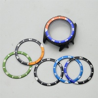 Pièces de rechange pour lunette bicolore en aluminium Sk007, adaptées aux boîtiers de montre SUB, nouveau modèle du fabricant, fabriqué en Chine
