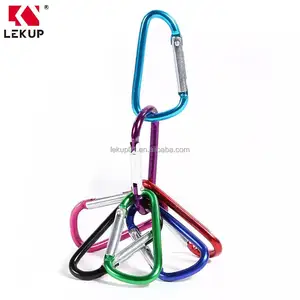 Aluminium Karabijnhaak D-Ring Sleutelhanger Clip Outdoor Camping Klimmen Sleutelhanger Snap Haak Veiligheidsgesp Carabiner Clip