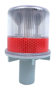 LED Solar Powered Road <b>Light</b> Push Button Switch Traffic Barricade <b>Light</b> - Product Image 2