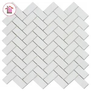 Mosaico de mármol de Carrera italiana de 30x30, 8mm de grosor, blanco, Carrara hexagonal, azulejo de piedra de mosaico de mármol blanco, 300x300mm, gran oferta