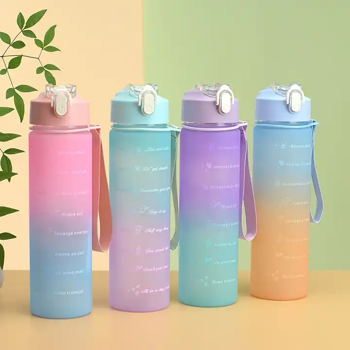 3pc Reusable Water Bottle Set Light Blue