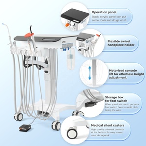 Unité <span class=keywords><strong>dentaire</strong></span> <span class=keywords><strong>mobile</strong></span> portable en promotion avec élévateur électrique - Product Image 3