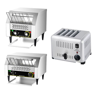 상업용 산업용 전기 4/6 슬라이스 스마트 컨베이어 빵 번 버거 토스터 샌드위치 메이커 기계 (가정 및 호텔용) - Product Image 1