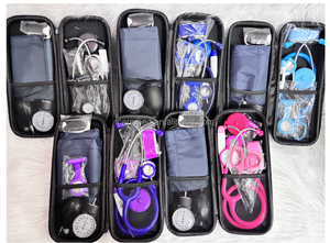 ชุดตรวจสุขภาพพร้อมไฟฉาย LED หูฟังปรับเสียงแบบสองหัว ค้อนตีแบบสองหัว และอุปกรณ์ตรวจหูในกล่อง - Product Image 6