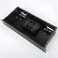 Kotak Terminal Serat Optik 48 Port Panel Patch Serat Optik Harga Kompetitif 2U 19 Inch Tipe Bingkai Rak Mount Optik SC/UPC FOPP