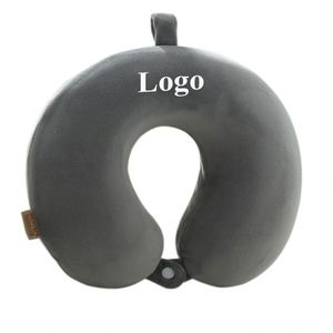 Almohada de Viaje en Forma de U con Logotipo Personalizado, Almohada de Cuello de Espuma Viscoelástica Multicolor, Almohada de Memoria en Forma de U - Product Image 1