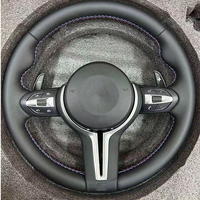 Pour BMW E87 E83 E90 E91 E92 E84 X1 E84 X5 X6 E70 E71 M3 M5 F20 F22 F23 F30 F33 F34 Volant En Cuir