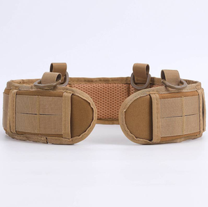 DFB1206 Ceinture tactique de combat camouflage pour console, fine, avec plateforme Molle et bretelles détachables, dotée de 4 anneaux en D - Product Image 5