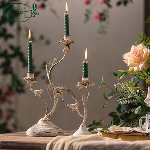 Chandelier en forme d'arbre à piles, décoration d'Halloween, style vintage américain, en fer forgé vieilli - Product Image 3