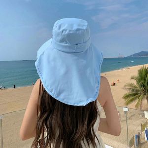 Sombreros de Sol de Verano para Mujer al por Mayor, Sombrero de Playa de Ala Ancha para Mujer con Cordón - Product Image 4