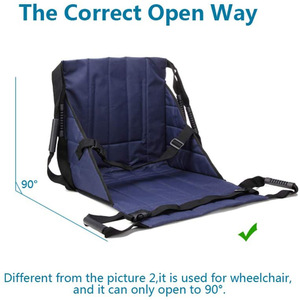 Factory Directly Folding Safe Wheelchair Sling Support Seat Belt Hand Straps Patient Transfer Rehabilitation Therapy Supplies - Product Image 2