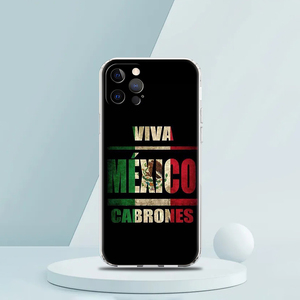 Per <span class=keywords><strong>iPhone</strong></span> 15 16 14 13 12 11 17 Pro <span class=keywords><strong>XS</strong></span> X XR SE 7 8 Plus <span class=keywords><strong>Cover</strong></span> morbida in Silicone trasparente con bandiera messico custodia per telefono di lusso personalizzata - Product Image 4