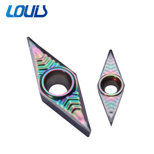 <span class=keywords><strong>LOUIS</strong></span> TCGT16T302 Plaquettes de tournage en aluminium avec revêtement PVD Outil d'alésage coloré VCGT11 VCGT16 VCGT110302 VCGT110304 Caractéristiques - Product Image 1