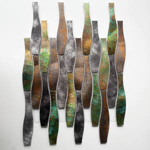 Azulejos de Mosaico Metálico Modernos, Resistentes al Agua, Ecológicos, de Lujo, con Diseño de Bola de Boliche, para Sala de Estar, Baño, Cocina, Revestimiento de Paredes, <span class=keywords><strong>Villa</strong></span> - Product Image 1