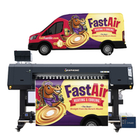 Graphking Fabrica Impresora UV de Gran Formato de Rollo a Rollo de 1.8 m (6 pies) con 3/4 Cabezales I3200