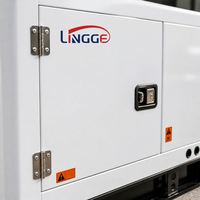 Groupe électrogène diesel super silencieux 100 kVA 80 kW, triphasé 400 V, insonorisé, ATS, urgence hospitalière