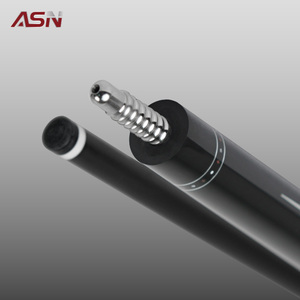 Queue de billard professionnelle ASN TZ-S02 en fibre de carbone de haute qualité, longueur 147 cm, poids 19,5 oz, pointe de 12,5 mm, 2 pièces - Product Image 3