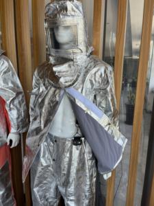 Combinaison de travail anti-chaleur radiante, en aluminium composite de qualité 1000 Centi, isolation thermique, ignifuge, résistant aux hautes températures - Product Image 6