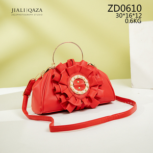 Jiali QAZA Luxury Designer sera festa Sac pochette borsetta per le signore ultima lucchetto ricamato belle borse a mano - Product Image 4