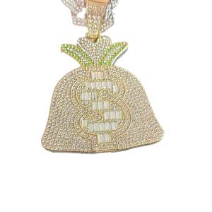 Nuevo Collar Hip Hop de Gengar para Hombre, Colgante de Monstruo Pequeño Élfico con Cuerda, Aleación de Circonio, Ideal para Bodas, Compromisos, Fiestas y Aniversarios - Product Image 5