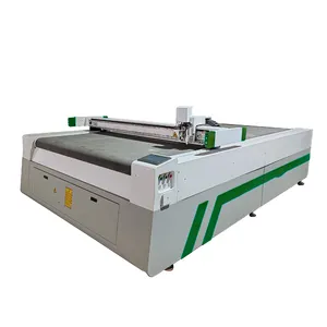 Jinan Rongchi high speed cnc vibration knife cutting machine for leather oscillating blade leather cutter