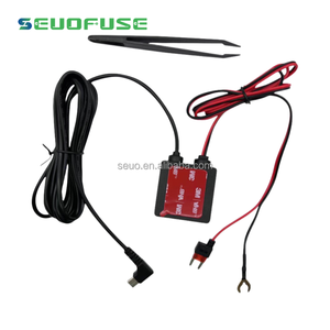 Línea de reducción de voltaje del registrador de conducción con fusible de fuente de alimentación, protección de bajo voltaje con interruptor 3A cable de alimentación del automóvil - Product Image 2