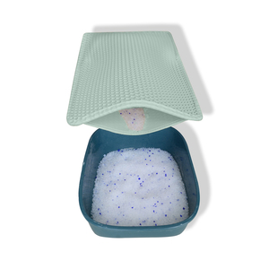 Venda Eva Material Mesh Peneira Fácil Limpeza <span class=keywords><strong>Cat</strong></span> Litter Mat Dupla Camada Impermeável Urina Prova Trapping Mat - Product Image 2