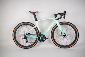 Bicicletta da Strada TWITTER GRAVEL V3 RS-24S in Fibra di Carbonio, 24 Velocità, Freni a Disco Doppi, Design Leggero, Compatibile con Portapacchi - Product Image 2