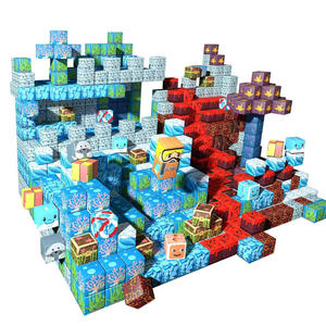 ชุดของเล่นประกอบรูปแบบป่าดิบดิ่ง ABS DIY ธีมป่าดิบดิ่ง ชุดตัวต่อแม่เหล็ก - Product Image 4