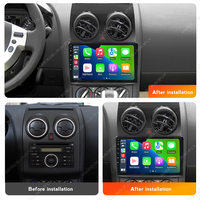 MEKEDE Car-play Android Auto Écran tactile IPS Multimédia automobile 4 cœurs 2+32 Go Navigation FM pour Nissan Qashqai 2006-2013