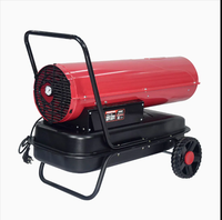 Ventilateur souffleur d'air chaud industriel U-Best 30KW en acier inoxydable pour chauffage au diesel, idéal pour poulailler, avec garantie 1 an