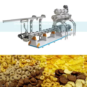 Shandong Arrow Full Automatic Corn Maize Flakes Making Machine Breakfast Cereals Processing Line