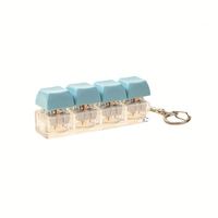 Porte-clés mécanique anti-stress de haute qualité pour clavier, jouet de décompression à clic, vente en gros