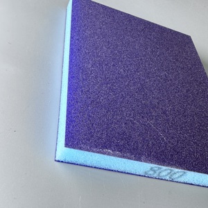 Bloc de ponçage <span class=keywords><strong>éponge</strong></span> double face haute flexibilité pour <span class=keywords><strong>carrosserie</strong></span> automobile, idéal pour la réparation des bosses et la finition des surfaces courbes - Product Image 1