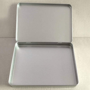 Boîtes de rangement rectangulaires personnalisées en aluminium écologique avec couvercle coulissant et couvercle à charnière de couleur premium pour artisanat et aquarelle - Product Image 3