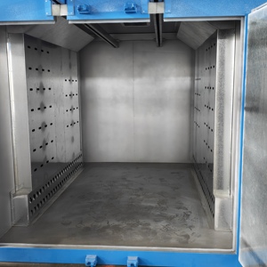Machine de pulvérisation de peinture électrostatique à haute efficacité, four de cuisson à gaz / four de polymérisation de poudre métallique - Product Image 4
