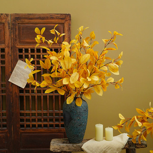 Bouquets de feuilles d'eucalyptus artificielles Ruilisi en soie pour la décoration intérieure, accessoires de mariage, plantes vertes d'intérieur - Product Image 3