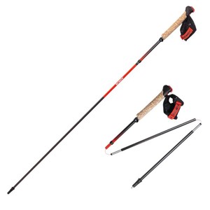 Bâtons de randonnée AONIJIE en fibre de carbone 110-125 cm, équipement de randonnée ultraléger, poignée en liège, bâtons de course à pied, bâtons de marche - Product Image 5