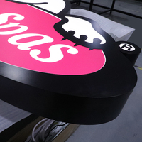Enseigne lumineuse LED personnalisée chaude enseignes électroniques affichage LED boîte à lumière acrylique logo lumineux pour la publicité de magasin
