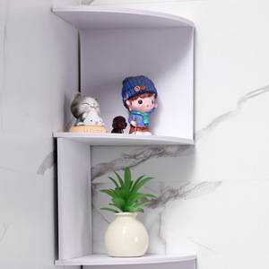Creative Home Corner Shelf Triangular Wall Mounted 5 Layer <b>Storage</b> Rack For <b>Kitchen</b> Books Stationery Easy Installation - Product Image 3