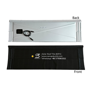 BIPV tuile de toiture <span class=keywords><strong>panneau</strong></span> <span class=keywords><strong>solaire</strong></span> double <span class=keywords><strong>panneau</strong></span> <span class=keywords><strong>solaire</strong></span> en verre avec certificat CE & TUV énergie verte <span class=keywords><strong>maison</strong></span> <span class=keywords><strong>solaire</strong></span> - Product Image 3