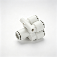 Raccord pneumatique réducteur en Y 5 voies KQ2UD PRG, connecteur rapide pour tuyau d'air 1 à 4, pour tubes PU 4mm 6mm 8mm 10mm