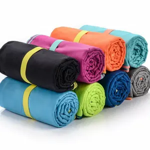 Toalha Fast Dry Sweat Micro Fiber Workout Travel Towels Com Logotipo Personalizado Respirável Outdoor Camping Sport Towel