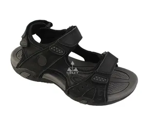 Männer Sport Sandalen für Outdoor, PU Nubuk Oberen, Kalten Geprägte EVA Zwischensohle und Langlebig TPR Sohle