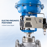 Katup Kontrol Globe Pneumatik DN50 Kelas 150, Bodi CF8, Aktuator Diafragma, Positioner 4-20mA, OEM Tersedia