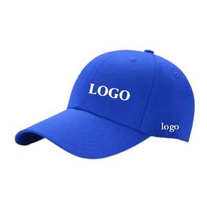 Casquette de baseball unisexe en toile de coton à 6 panneaux, boucle métallique, broderie 3D, style sportif et professionnel, logo personnalisé, motif feuille, vente en gros - Product Image 1