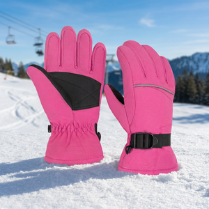 Guantes de Nieve Personalizados con Logotipo, Resistentes al Viento, Impermeables, Térmicos, con Pantalla Táctil, de Poliéster para Hombre y Mujer - Product Image 4