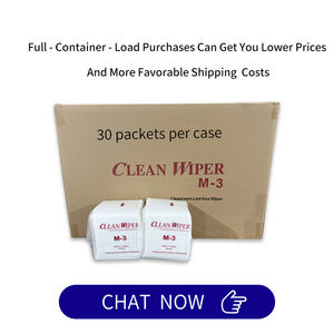 Многофункциональный стеклоочиститель Bemcot <span class=keywords><strong>M</strong></span>-3 м3, 4-сложенная Нетканая полиэфирная квадратная салфетка без ворса для чистых помещений - Product Image 4