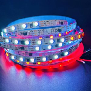 Rgbic ws2811 ws2812b DC 5V 12V 24V 30 60 144LED/M 10mm 5 m/cuộn DMX pixel lập trình Dimmable linh hoạt địa chỉ LED Strip - Product Image 2